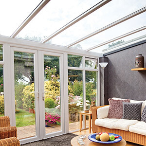 uPVC lean to conservatory interior