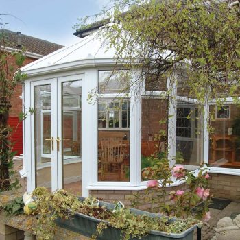 White victorian style conservatory fully installed by Smiths
